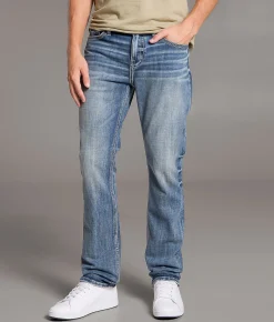 Bottoms|Bke Jeans | BKE Alec Straight Stretch Jean Groff
