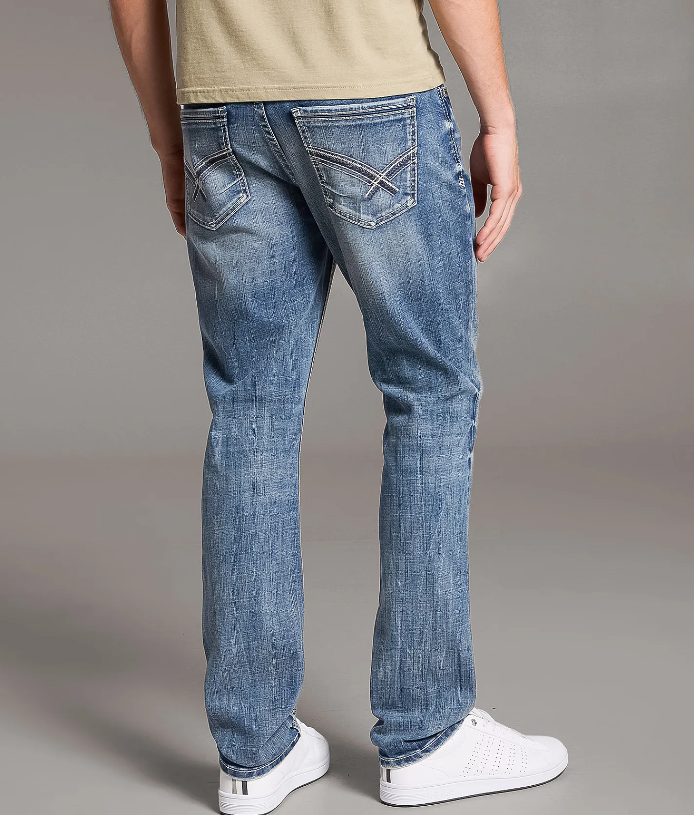 Bottoms|Bke Jeans | BKE Alec Straight Stretch Jean Groff