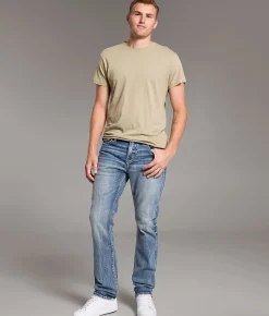 Bottoms|Bke Jeans | BKE Alec Straight Stretch Jean Groff