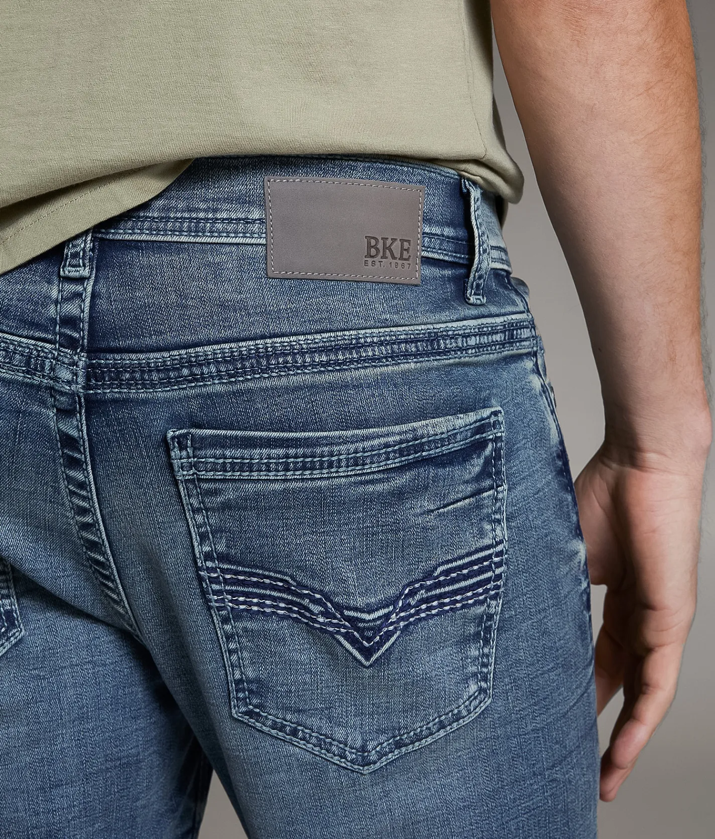 BKE Alec Straight Stretch Jean Hayman 2 Clearance
