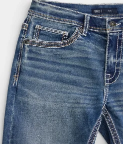 Sale Jeans|Bottoms | BKE Alec Straight Stretch Jean Cahita