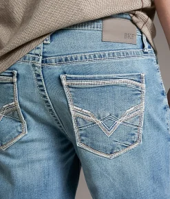 BKE Alec Straight Stretch Jean Hatch 2 Sale