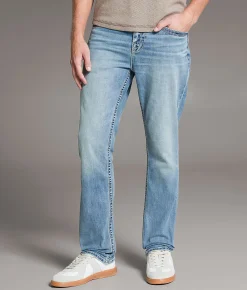 BKE Alec Straight Stretch Jean Hatch 2 Sale