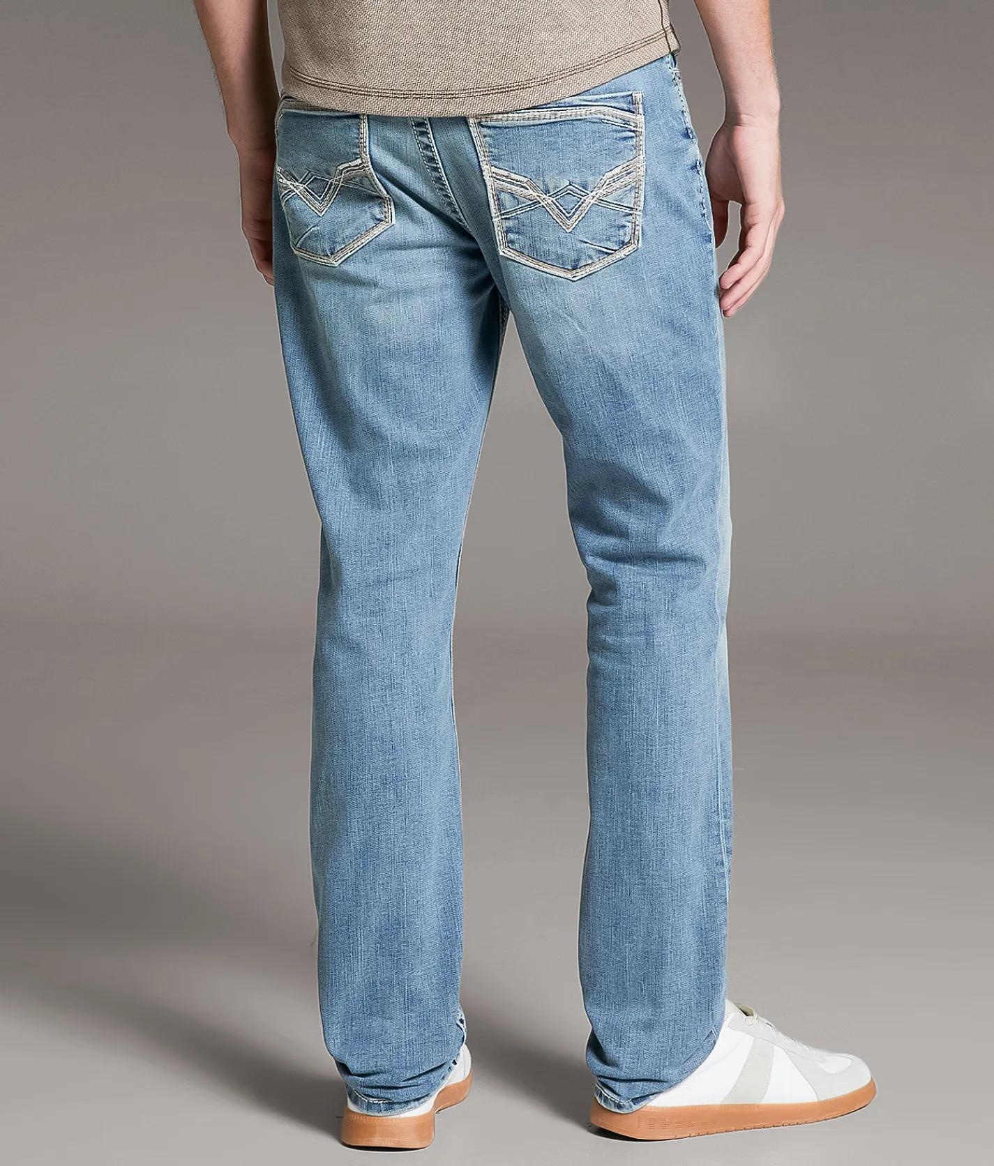 BKE Alec Straight Stretch Jean Hatch 2 Sale