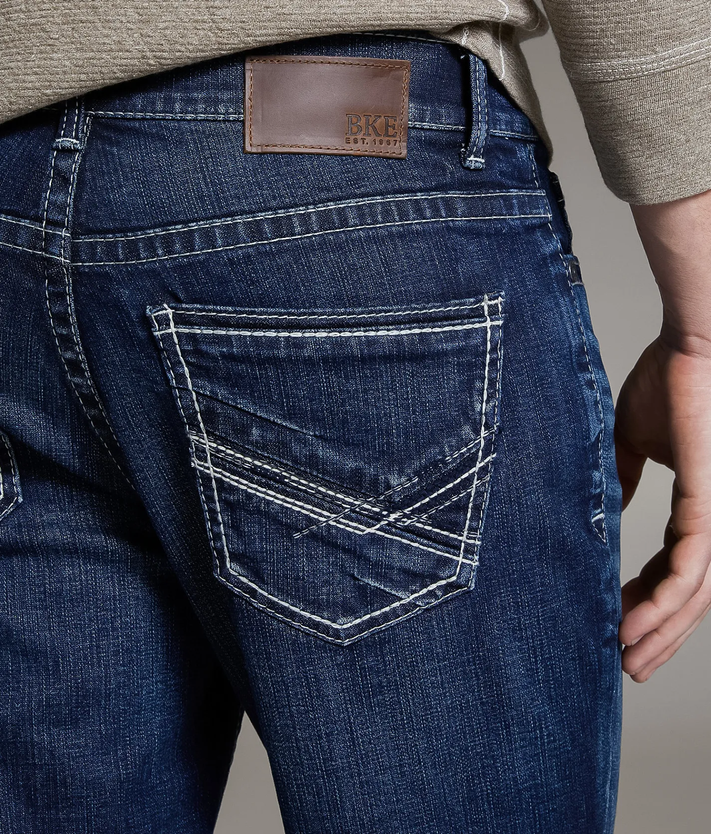 BKE Alec Straight Stretch Jean Himalayan Online
