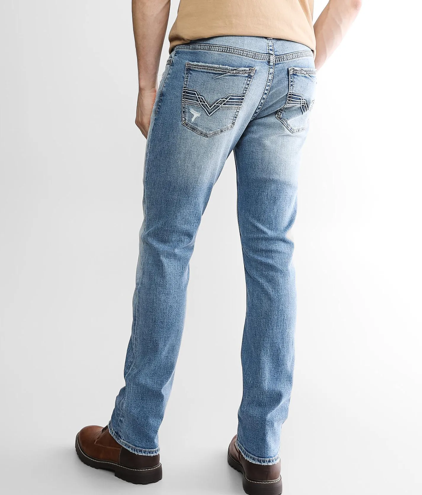 BKE Alec Straight Stretch Jean Fork Hot