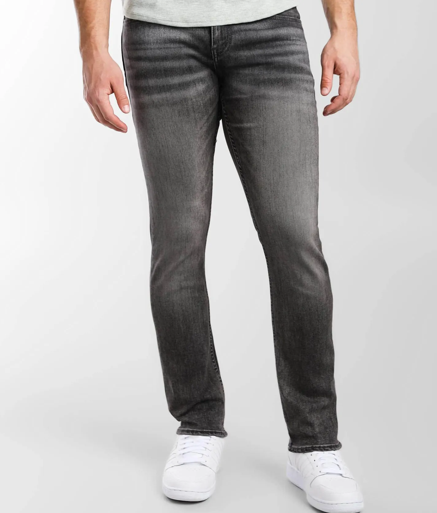 BKE Alec Straight Stretch Jean Black Clearance