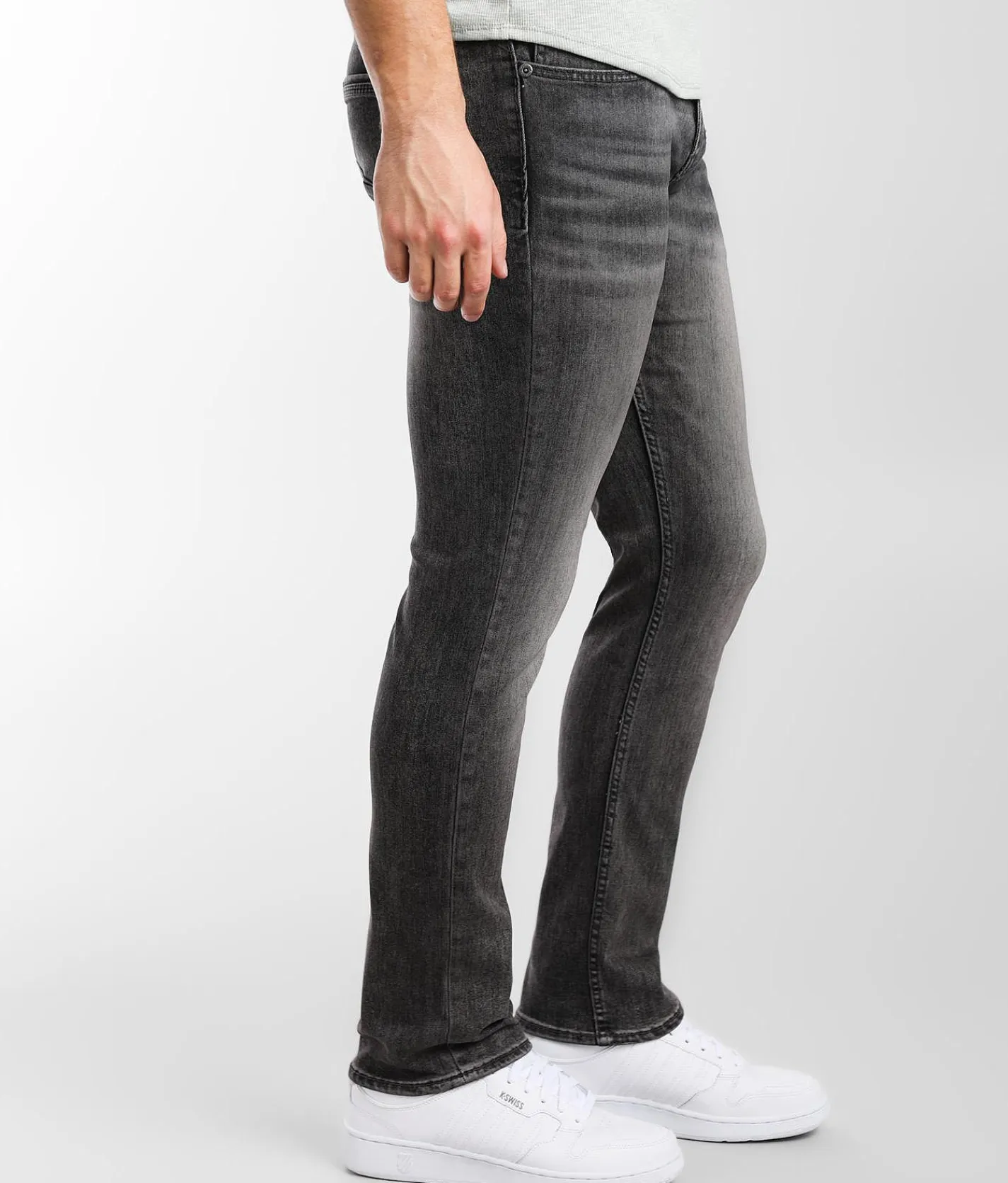BKE Alec Straight Stretch Jean Black Clearance