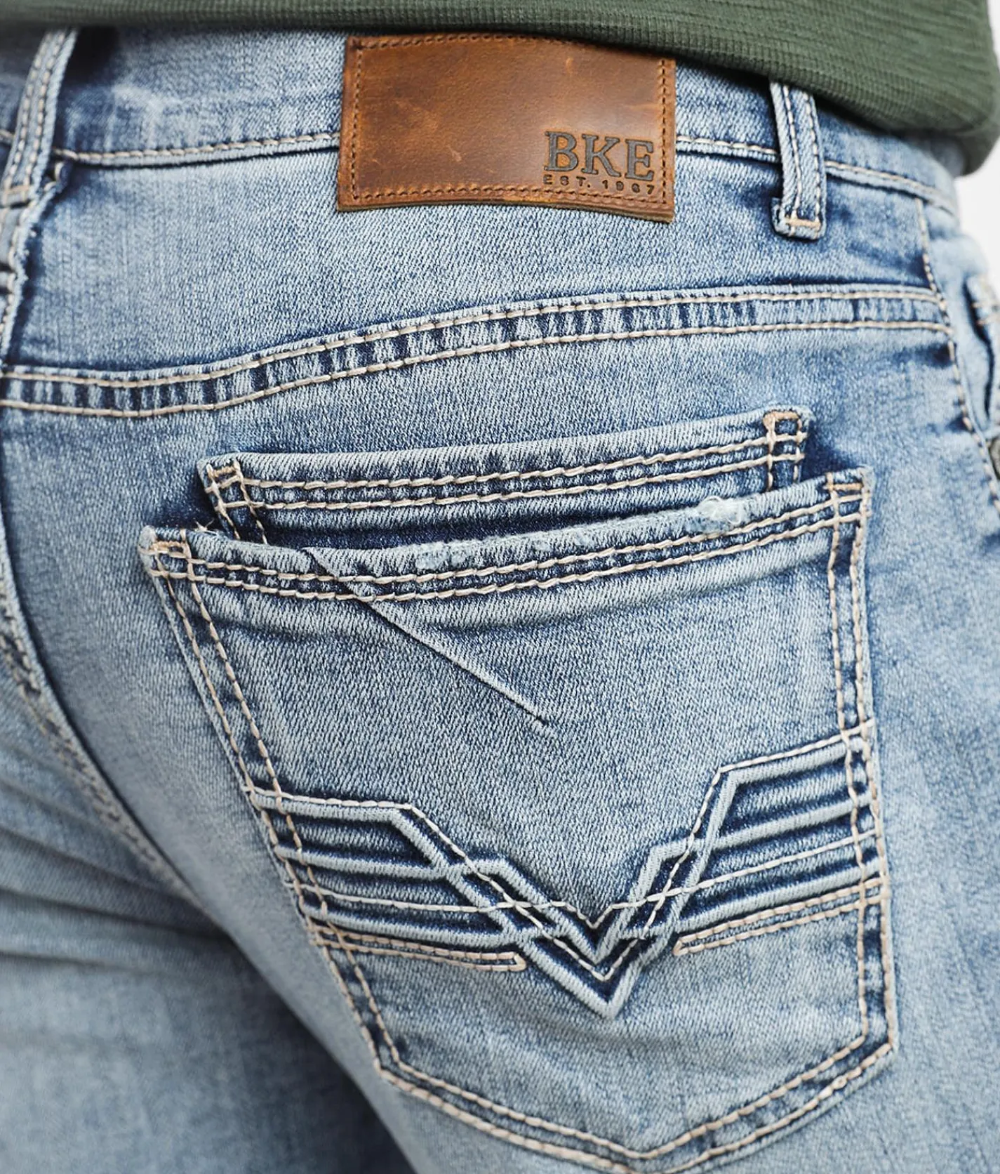 BKE Alec Straight Stretch Jean Rienacher New