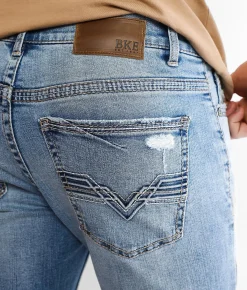 Sale Jeans|Jeans | BKE Alec Straight Stretch Jean Fork