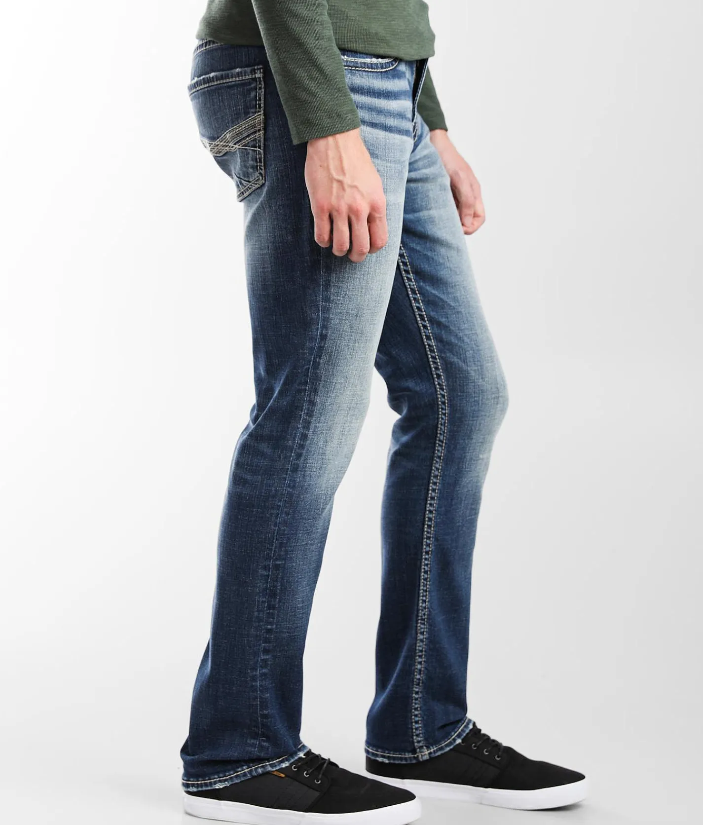 Sale Jeans|Bottoms | BKE Alec Straight Stretch Jean Higganum