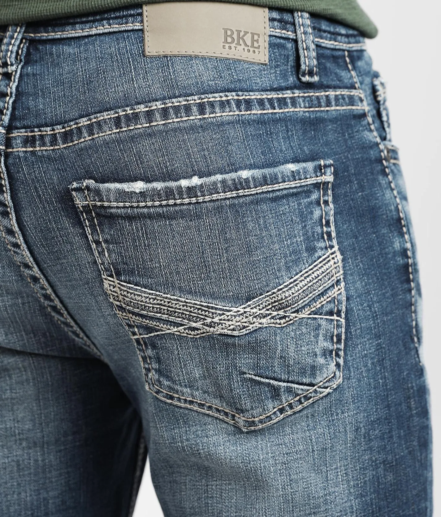 Sale Jeans|Bottoms | BKE Alec Straight Stretch Jean Higganum