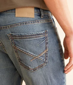 BKE Alec Straight Stretch Jean Feta Sale