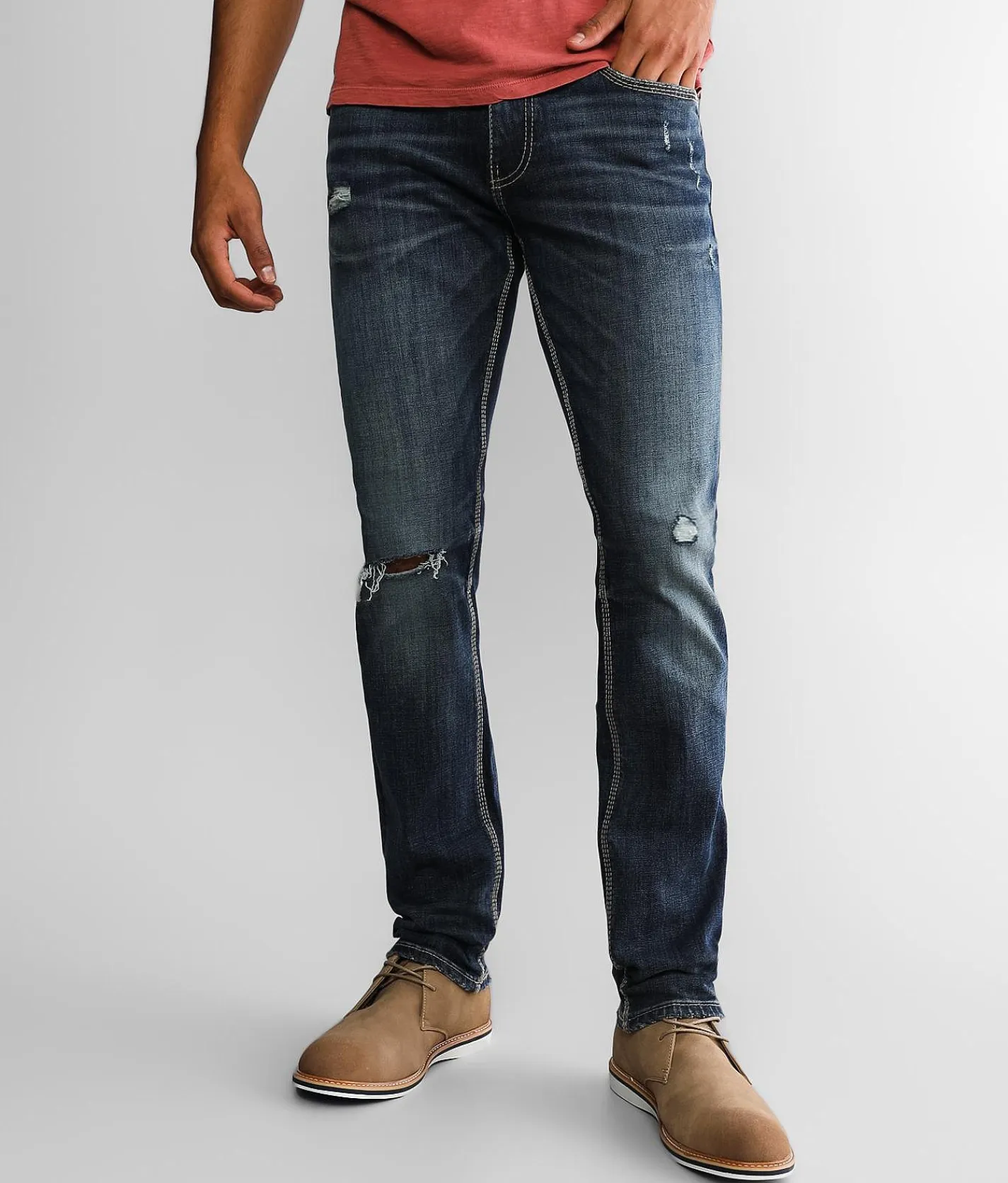 Sale Jeans|Bottoms | BKE Alec Straight Stretch Jean Mcnab