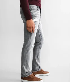 BKE Alec Straight Stretch Jean Washed Grey Sale