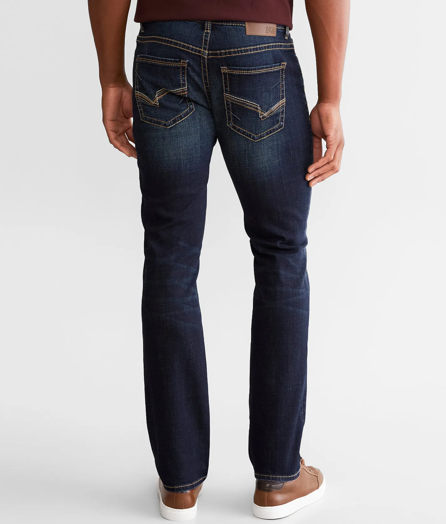Sale Jeans|Bottoms | BKE Alec Straight Stretch Jean Sterling