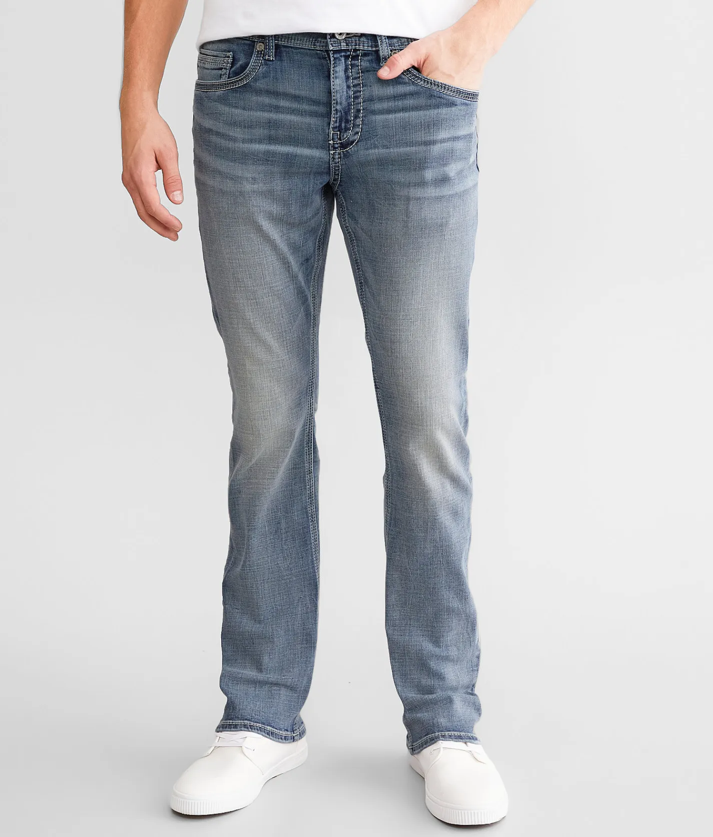 Bottoms|Bke Jeans | BKE Alec Straight Stretch Jean Clock