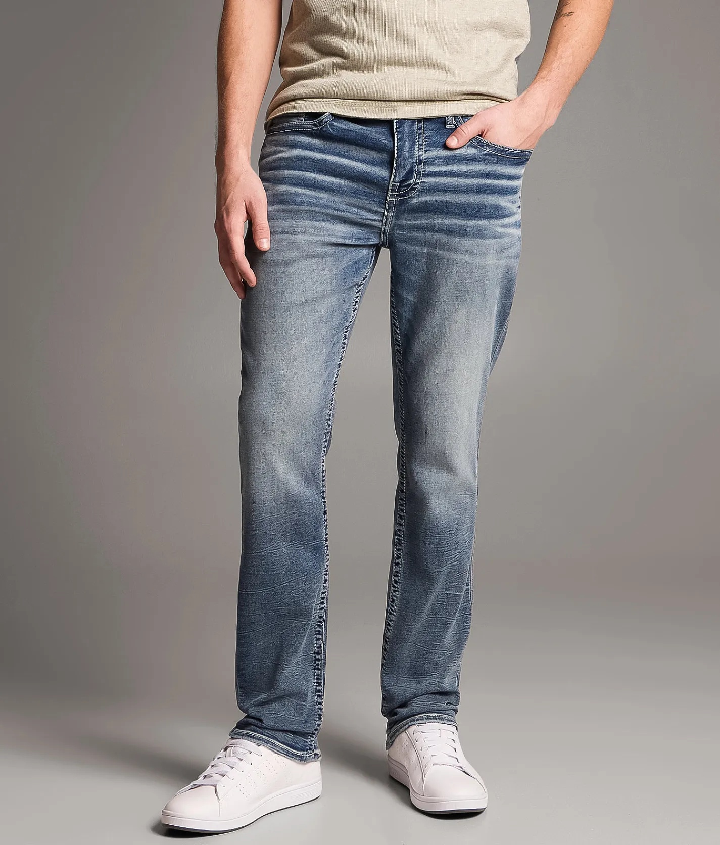 Bottoms|Bke Jeans | BKE Alec Straight Stretch Jean Varian