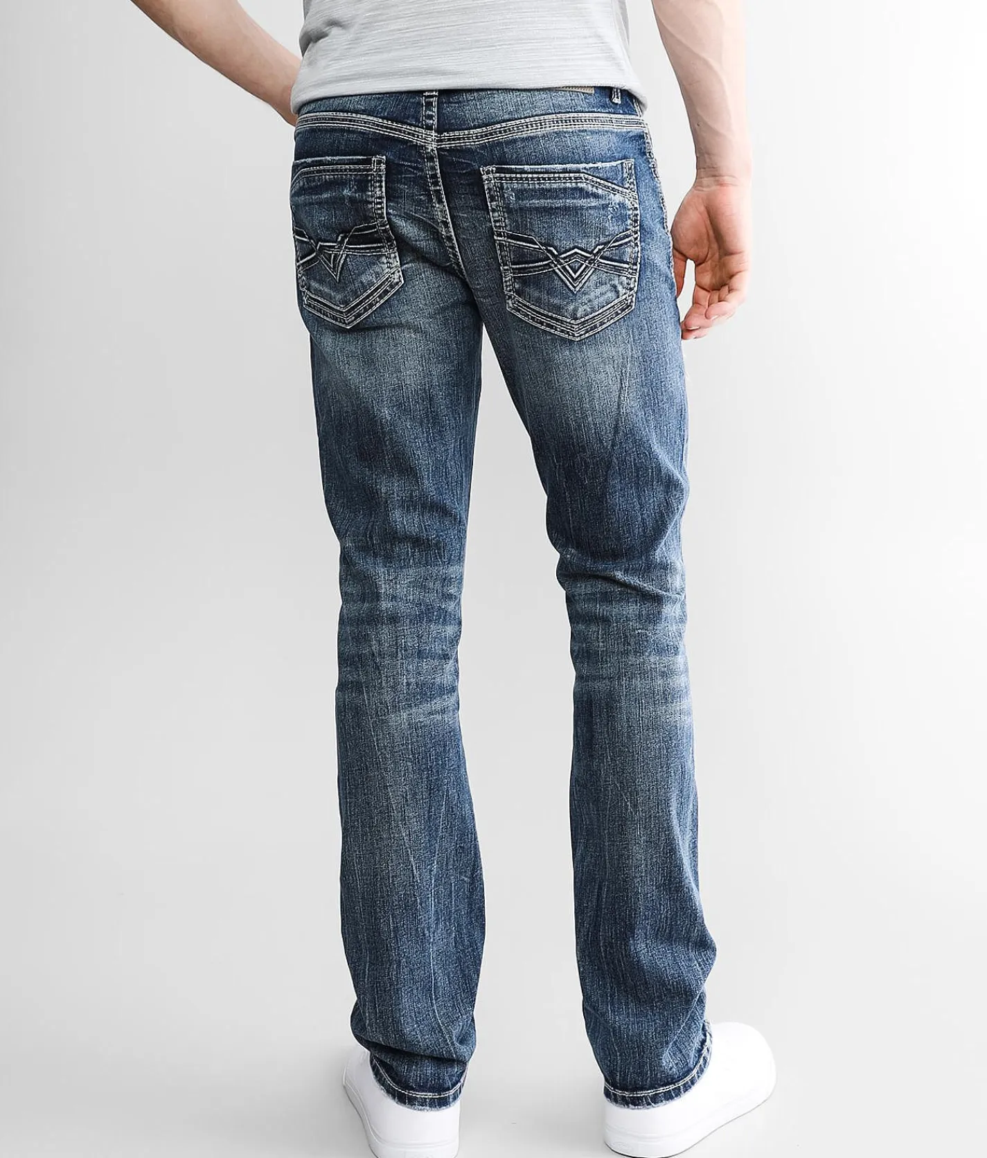 BKE Alec Straight Stretch Jean Krypton Best