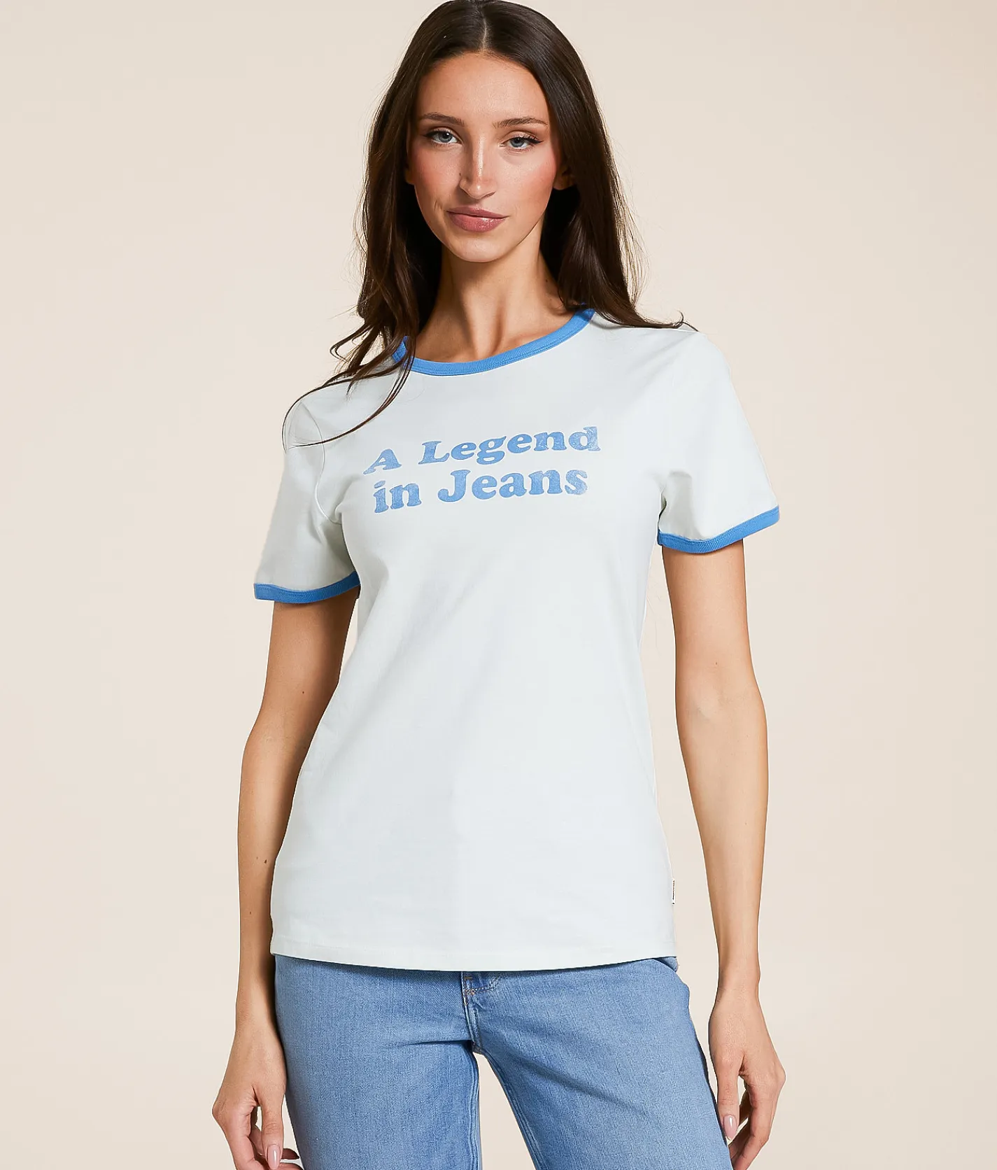 Tops | Wrangler® A Legend In Jeans T-Shirt Vintage White