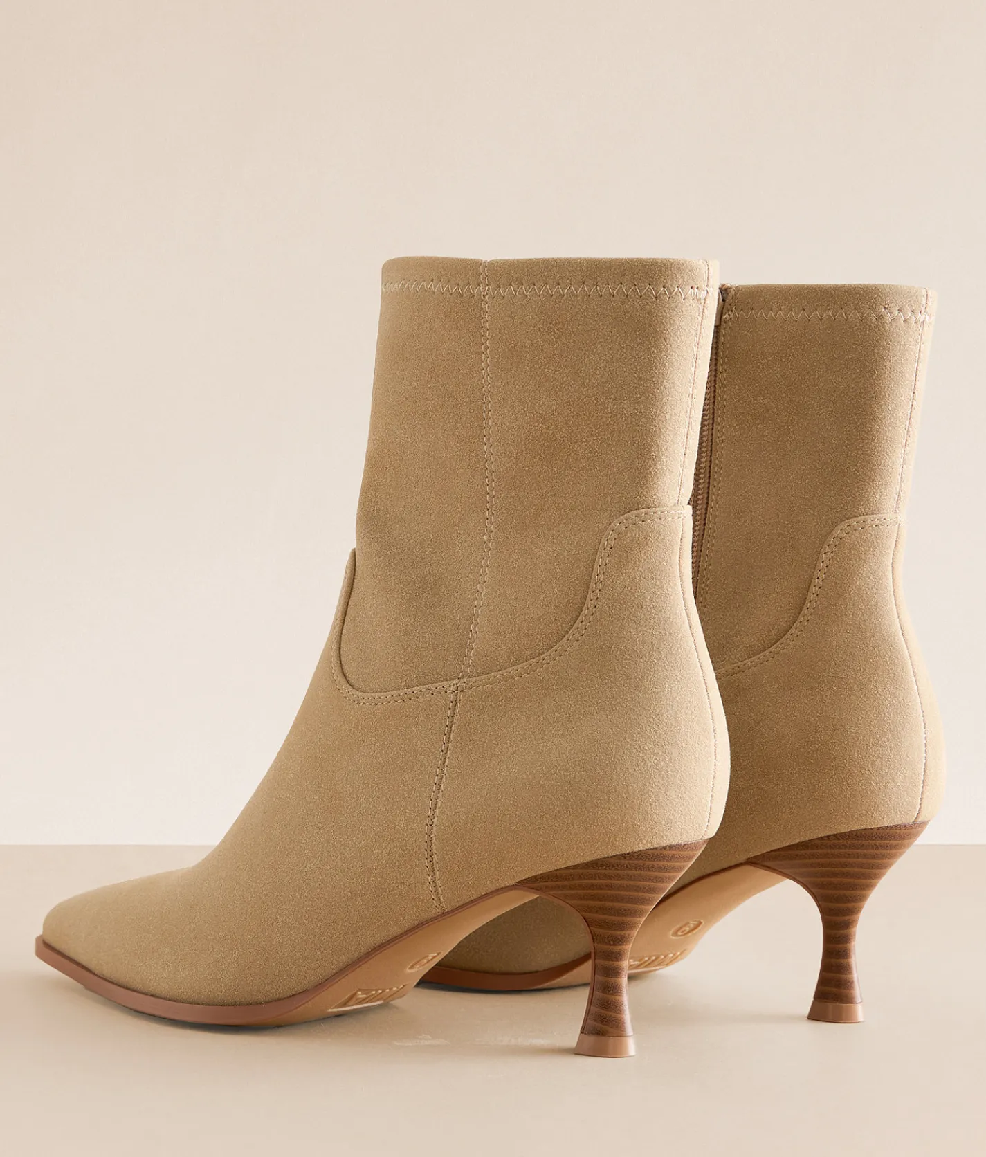 Mia Aletta Contemporary Ankle Boot Chocolate Outlet