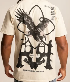 Rock Revival Alexander T-Shirt Cream Hot