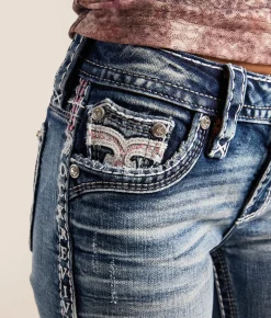Rock Revival Alitzel Low Rise Boot Stretch Jean Alitzel B201 Outlet