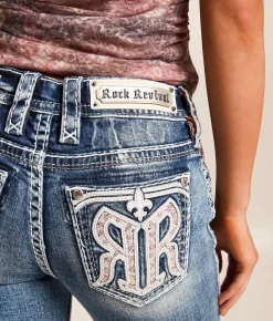 Rock Revival Alitzel Low Rise Boot Stretch Jean Alitzel B201 Outlet