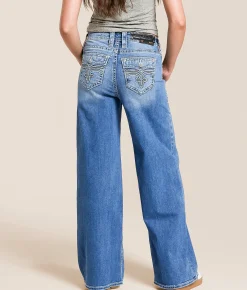 Rock Revival Alivia Wide Leg Baggy Stretch Jean Alivia BYIII288 Online