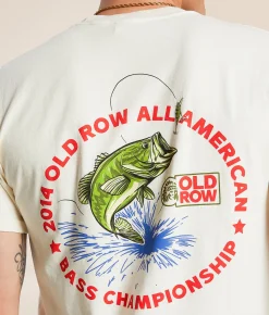 Graphic T-Shirts | Old Row All American Bass T-Shirt Ivory