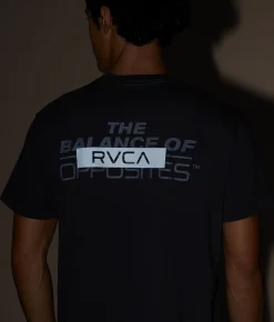 Tops|Graphic T-Shirts | RVCA All Brand Layers T-Shirt Black Vintage Midweight