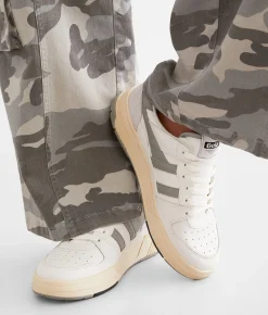 Gola® Allcourt Leather Sneaker White Green Outlet