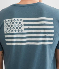 Graphic T-Shirts | Kimes Ranch Allegiance T-Shirt Indigo