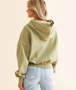 Billabong All Time Hooded Sweatshirt Avocado Sale