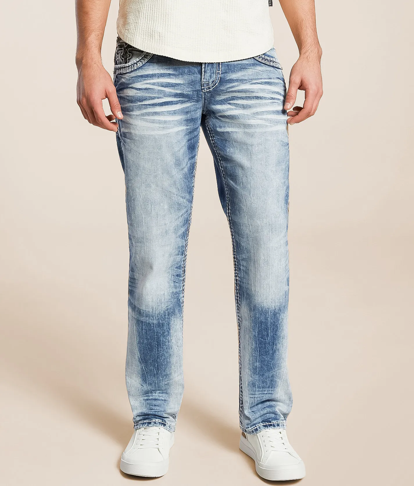Bottoms|Jeans | Rock Revival Alonzo Relaxed Taper Stretch Jean Alonzo EQ203