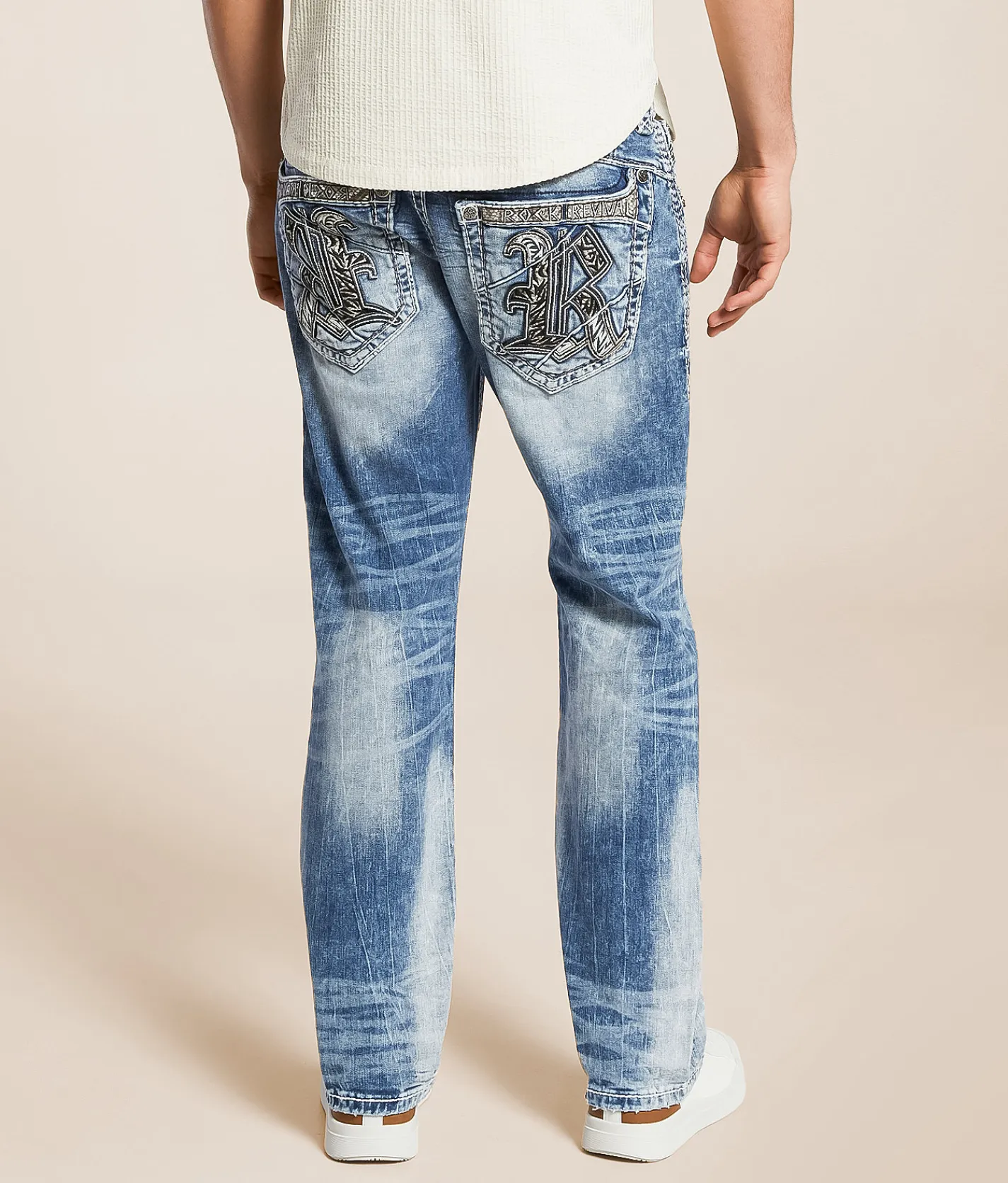 Bottoms|Jeans | Rock Revival Alonzo Relaxed Taper Stretch Jean Alonzo EQ203
