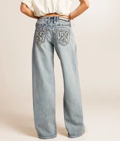 Jeans|New Jeans | Rock Revival Alora Wide Leg Baggy Stretch Jean Alora B2200