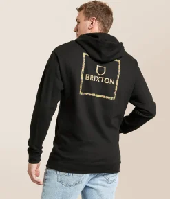 Tops | Brixton Alpha Square Hooded Sweatshirt Black