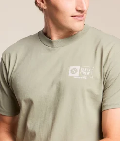 Tops|Graphic T-Shirts | Salty Crew Alpha T-Shirt Desert Green