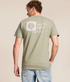 Tops|Graphic T-Shirts | Salty Crew Alpha T-Shirt Desert Green