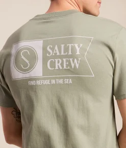 Tops|Graphic T-Shirts | Salty Crew Alpha T-Shirt Desert Green