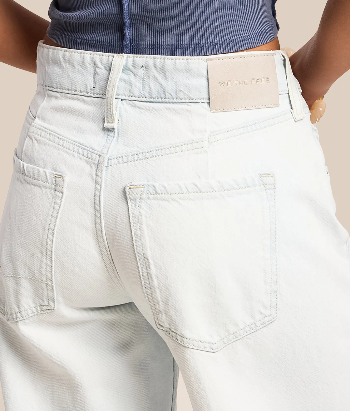 Free People Alter Ego Wide Leg Boyfriend Jean Reality Check Online