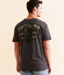 Howitzer Always Dangerous T-Shirt Charcoal Discount