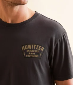 Howitzer Always Dangerous T-Shirt Charcoal Discount