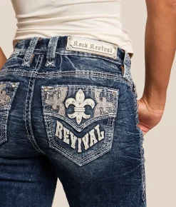 Rock Revival Alyvia Universal Capri Stretch Jean Alyvia NP208 Sale