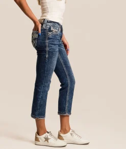 Rock Revival Alyvia Universal Capri Stretch Jean Alyvia NP208 Sale