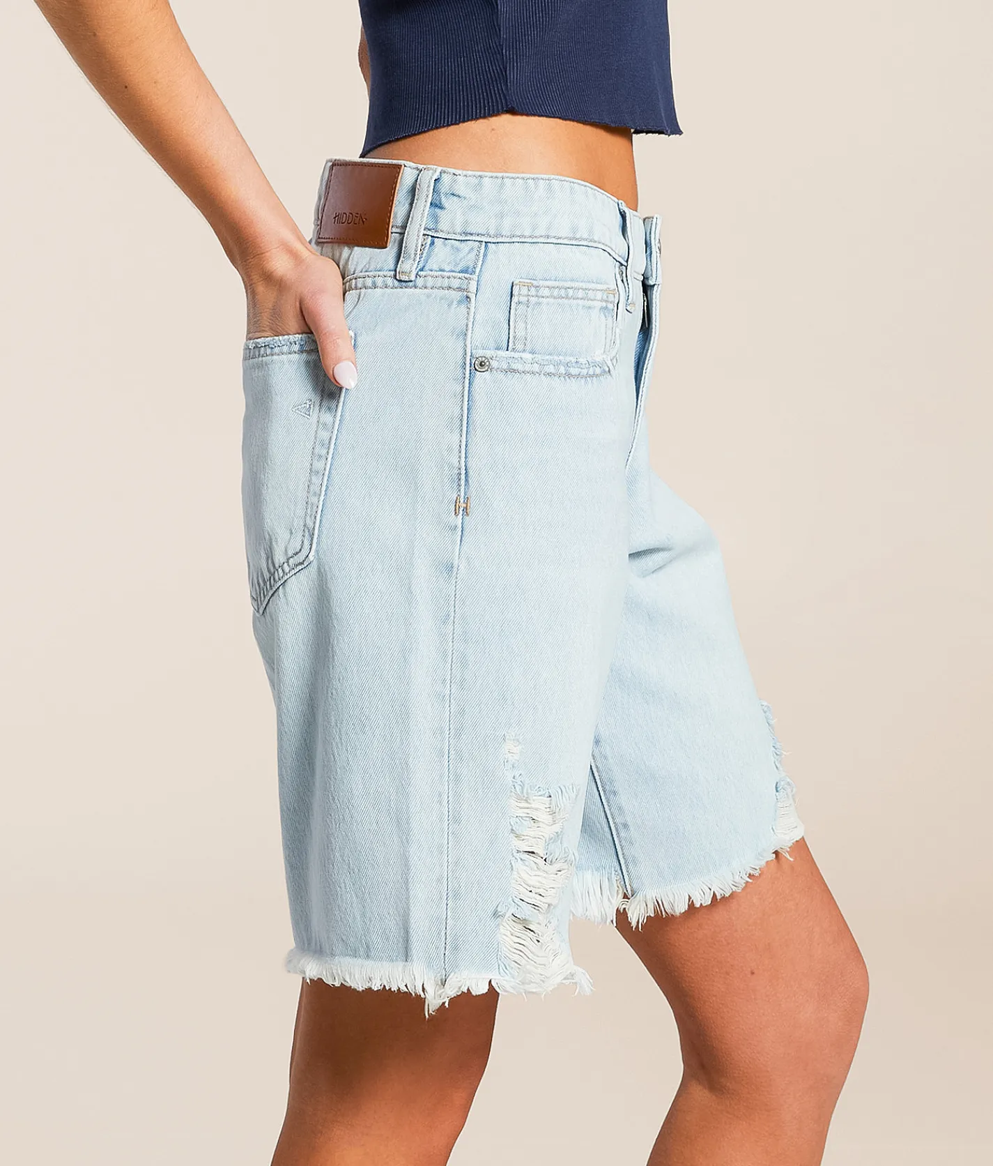 HIDDEN Alyx Baggy Jort Light Discount