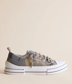 Very G Aman Camo Sneaker Khaki New