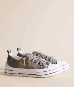 Very G Aman Camo Sneaker Khaki New