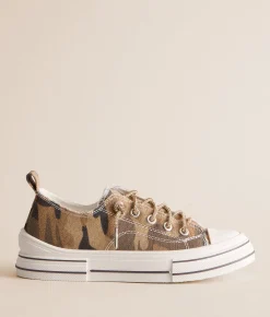 Shoes | Very G Aman Camo Sneaker Sand
